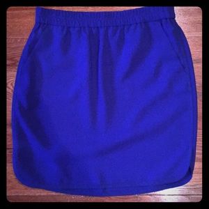 JCrew Mini Skirt w/ Pockets and Rounded Hem